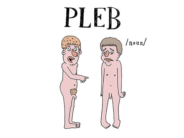 P is for Pleb P is for Pleb