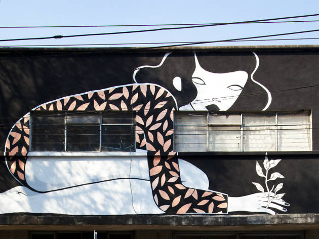 Mural "La vida crece", de Poni Mural "La vida crece", de Poni