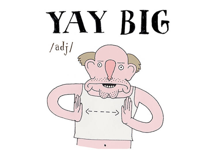Y is for Yay Big