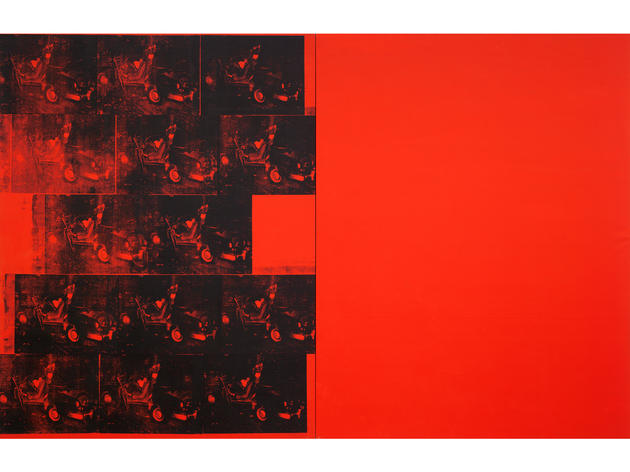Orange Car Crash Fourteen Times (1963), Andy Warhol Orange Car Crash Fourteen Times (1963), Andy Warhol