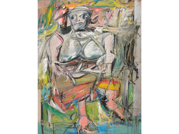Woman I (1950–52), Willem de Kooning Woman I (1950–52), Willem de Kooning