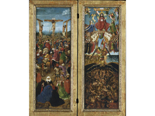 The Crucifixion; the Last Judgment (1430), Jan van Eyck The Crucifixion; the Last Judgment (1430), Jan van Eyck
