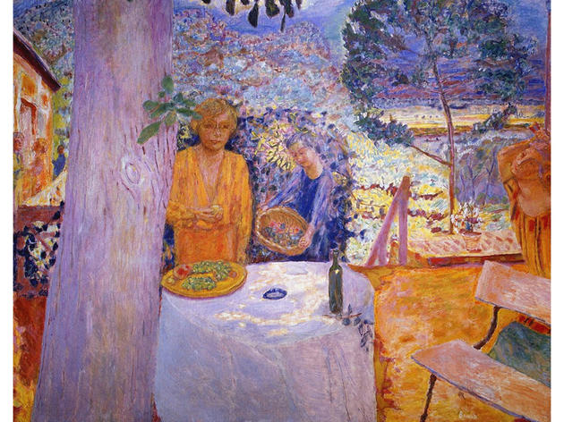 The Terrace at Vernonnet (1939), Pierre Bonnard The Terrace at Vernonnet (1939), Pierre Bonnard