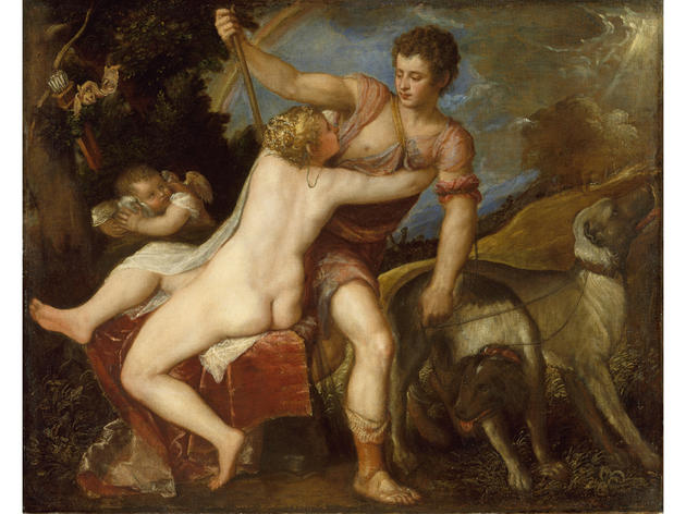 Venus and Adonis (1553–1554), Titian Venus and Adonis (1553–1554), Titian