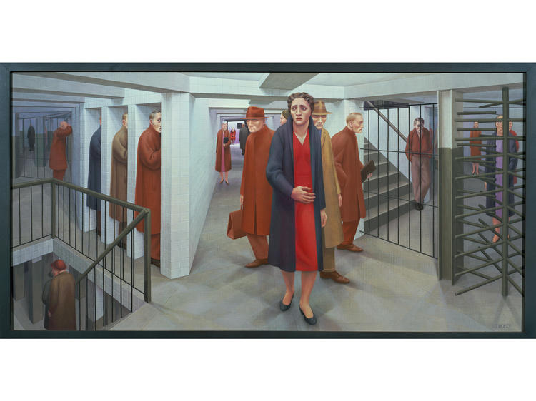 The Subway (1950), George Tooker