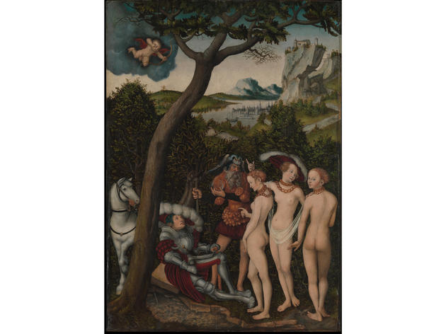 The Judgment of Paris (1528), Lucas Cranach the Elder The Judgment of Paris (1528), Lucas Cranach the Elder