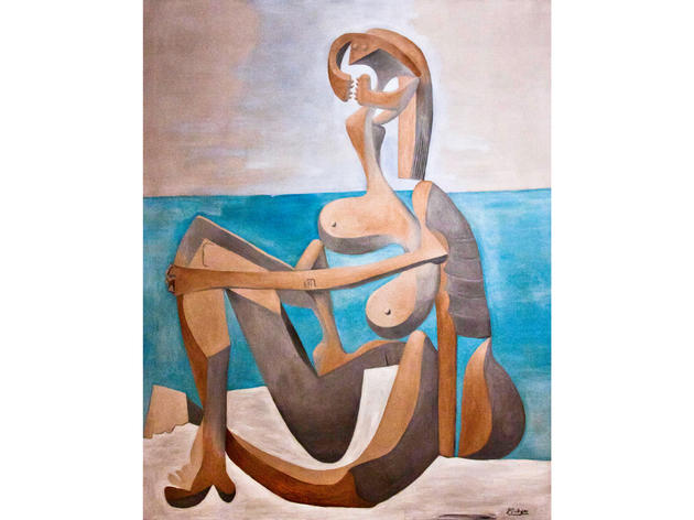 Seated Bather (1930), Pablo Picasso Seated Bather (1930), Pablo Picasso