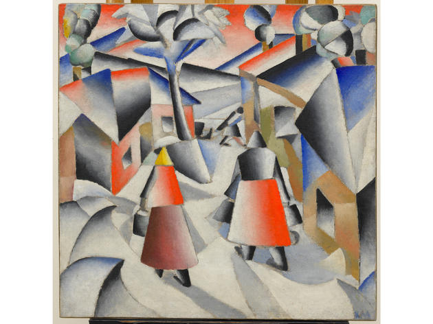 Morning in the Village after Snowstorm (1912), Kazimir Malevich Morning in the Village after Snowstorm (1912), Kazimir Malevich