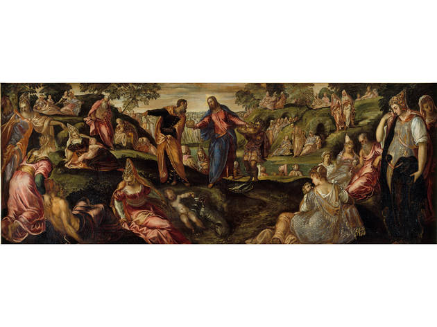Miracle of the Loaves and Fishes (1545–50), Tintoretto Miracle of the Loaves and Fishes (1545–50), Tintoretto