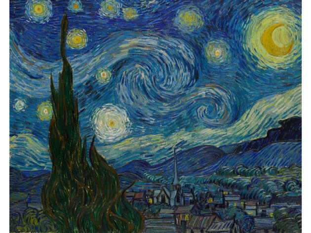 The Starry Night (1889), Vincent van Gogh The Starry Night (1889), Vincent van Gogh