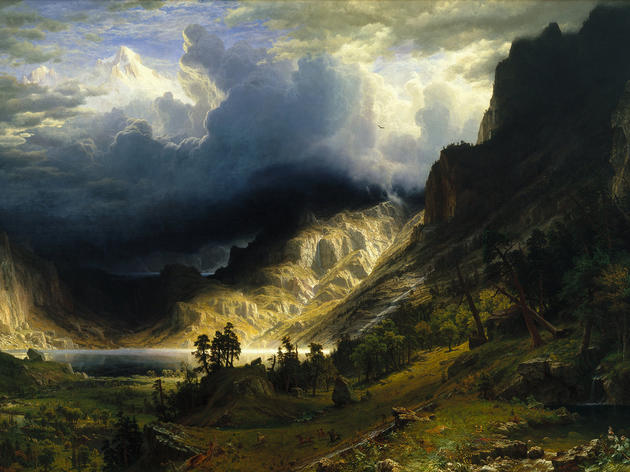 A Storm in the Rocky Mountains (1866), Albert Bierstadt A Storm in the Rocky Mountains (1866), Albert Bierstadt
