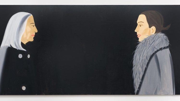 Alex Katz: 'Black Paintings'. Photo: Damian Griffiths