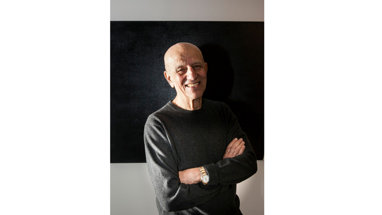 Alex Katz photographed at Timothy Taylor Gallery: Portrait: Rob Greig/Time Out