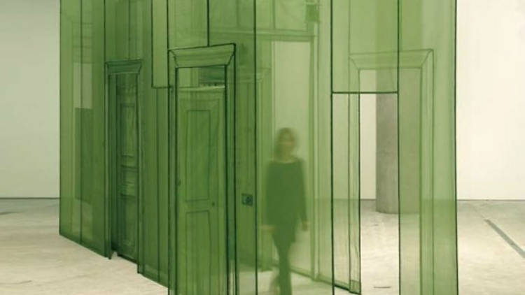 Image of Do Ho Suh's textile corridor