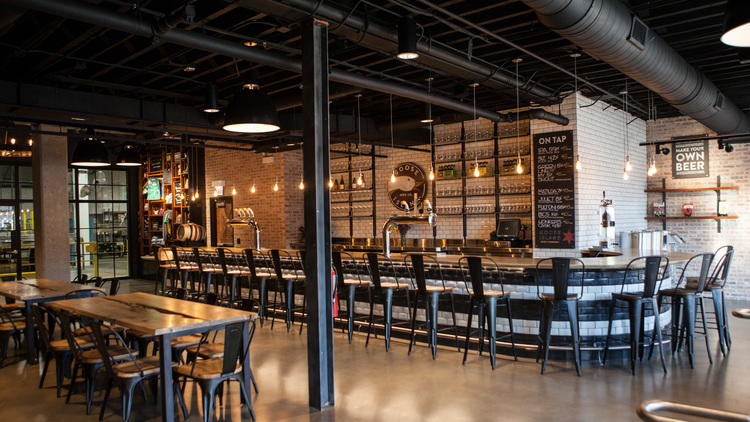 Goose Island has added a new taproom to their Fulton Market brewery.