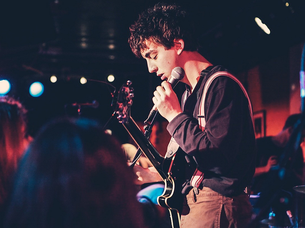 Twin Peaks on stage at the 100 Club. Twin Peaks play at 100 Club, London - part of the NME Awards Tour 2015