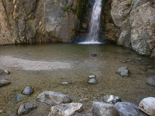Eaton Canyon Falls Trail.