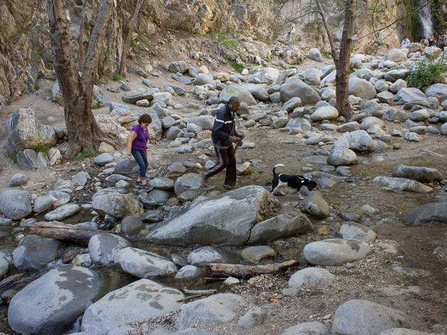 Eaton Canyon Falls Trail.