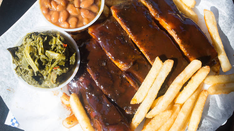 Top Brass St. Louis Ribs at 19 Paul BBQ.