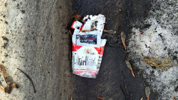 Packet of cigarettes