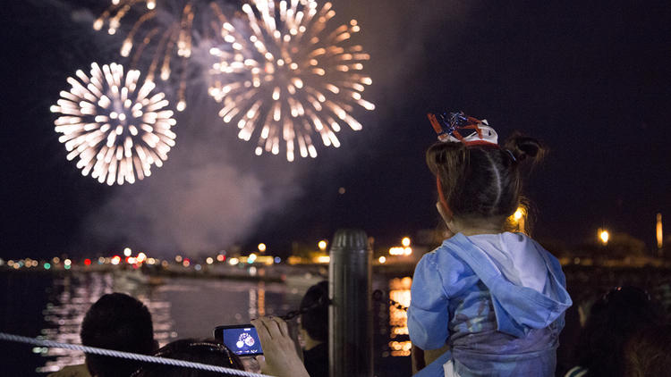 Marvel over the Navy Pier fireworks