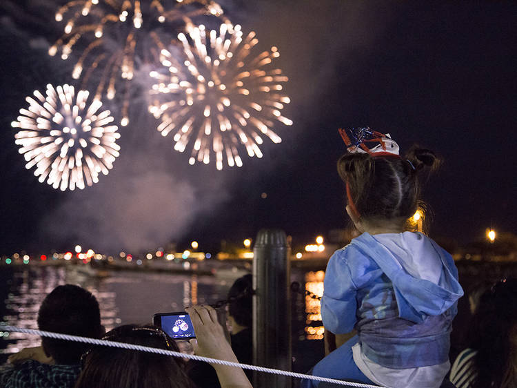 Marvel over the Navy Pier fireworks