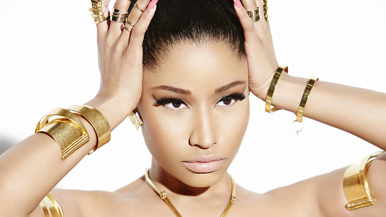 Listen to Time Outs Best Motivational Songs Ever Nicki Minaj wearing gold jewellery