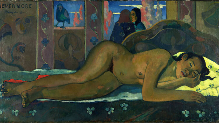 ‘Nevermore’, 1897, by Paul Gauguin