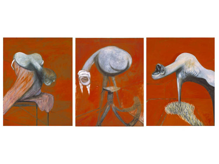 'Three Studies for Figures at the Base of a Crucifixion' - Francis Bacon