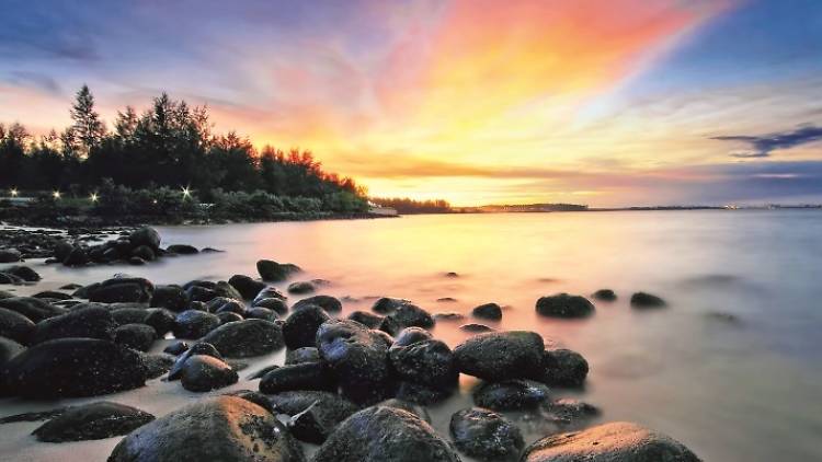 Sunset at Punggol Beach