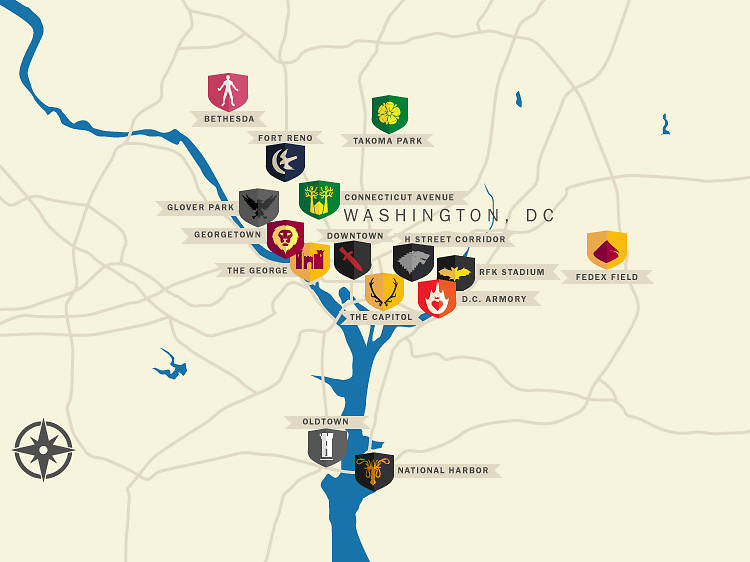 gay bars dc map