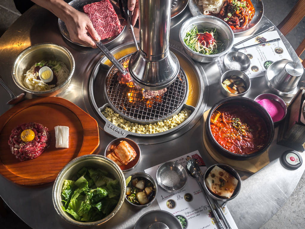 Dine at the best Korean restaurant NYC has to offer including BBQ