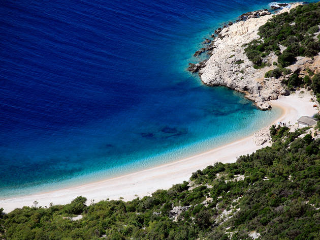 Beach under Lubenice, Cres Beach under Lubenice, Cres