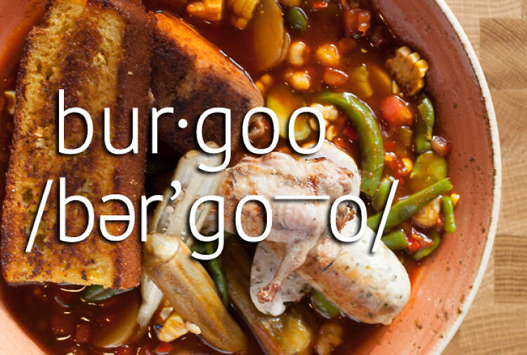 Find regional foods like burgoo and boiled peanuts in Chicago.