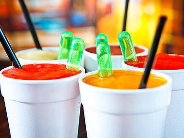 Moonshine slushies at Five0Four Moonshine slushies at Five0Four