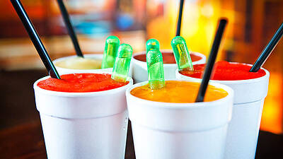 Moonshine slushies at Five0Four Moonshine slushies at Five0Four