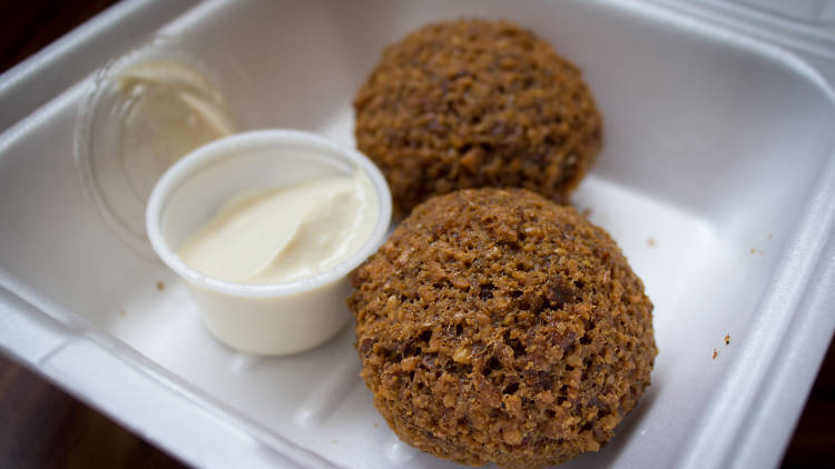 Falafel at Mediterranean Cafe