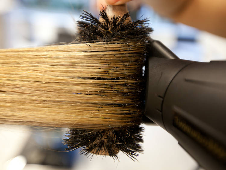 Save time with an at-home blowout or makeup application