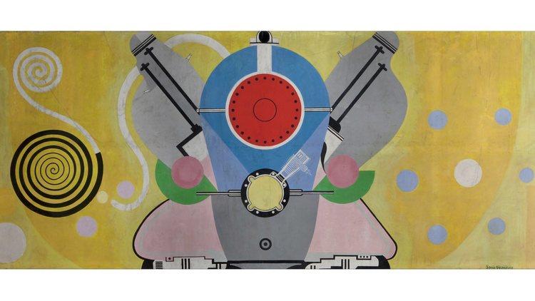 Sonia Delaunay: 'Aeroplane Engine', 1937. Skissernas Museum, Lund, Sweden © Pracusa 2014083 Photo: Emma Krantz 