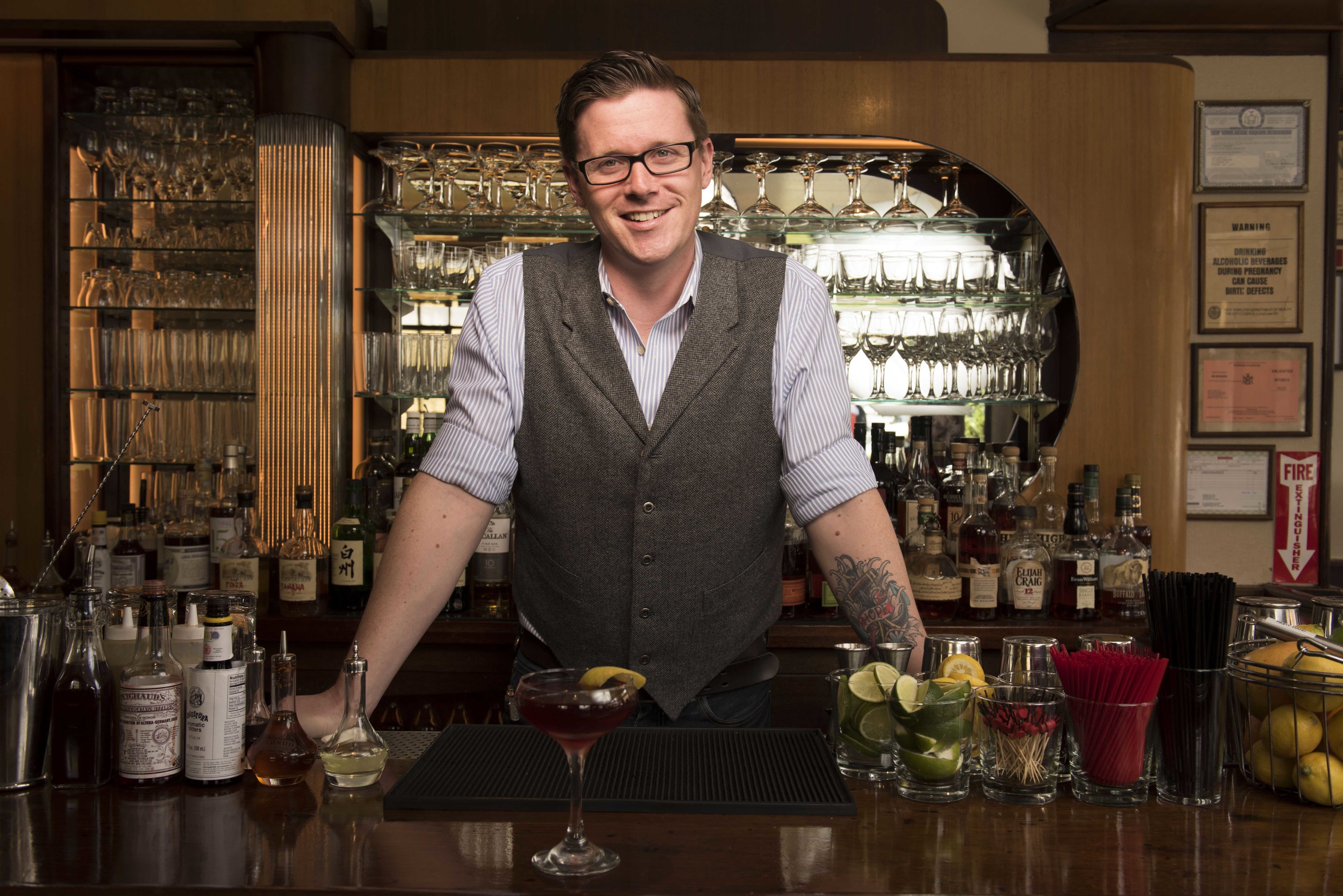 New York’s Best Bartender 2015 Finalist Tim Miner