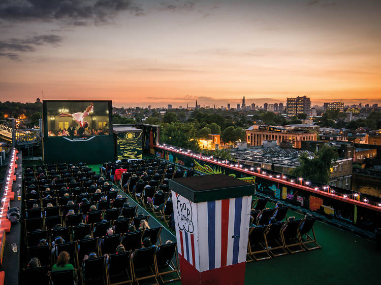 Catch a movie in the clouds at the Rooftop Film Club in Peckham Rye 