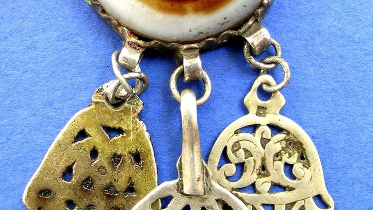 Pendentif-amulette Tunisie, vers 1900