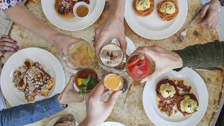 Bottomless brunch at Bourne & Hollingsworth Buildings