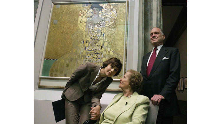 Neue Galerie Director Renée Price, Maria Altmann, and President and Co- Founder Ronald S. Lauder, 2006