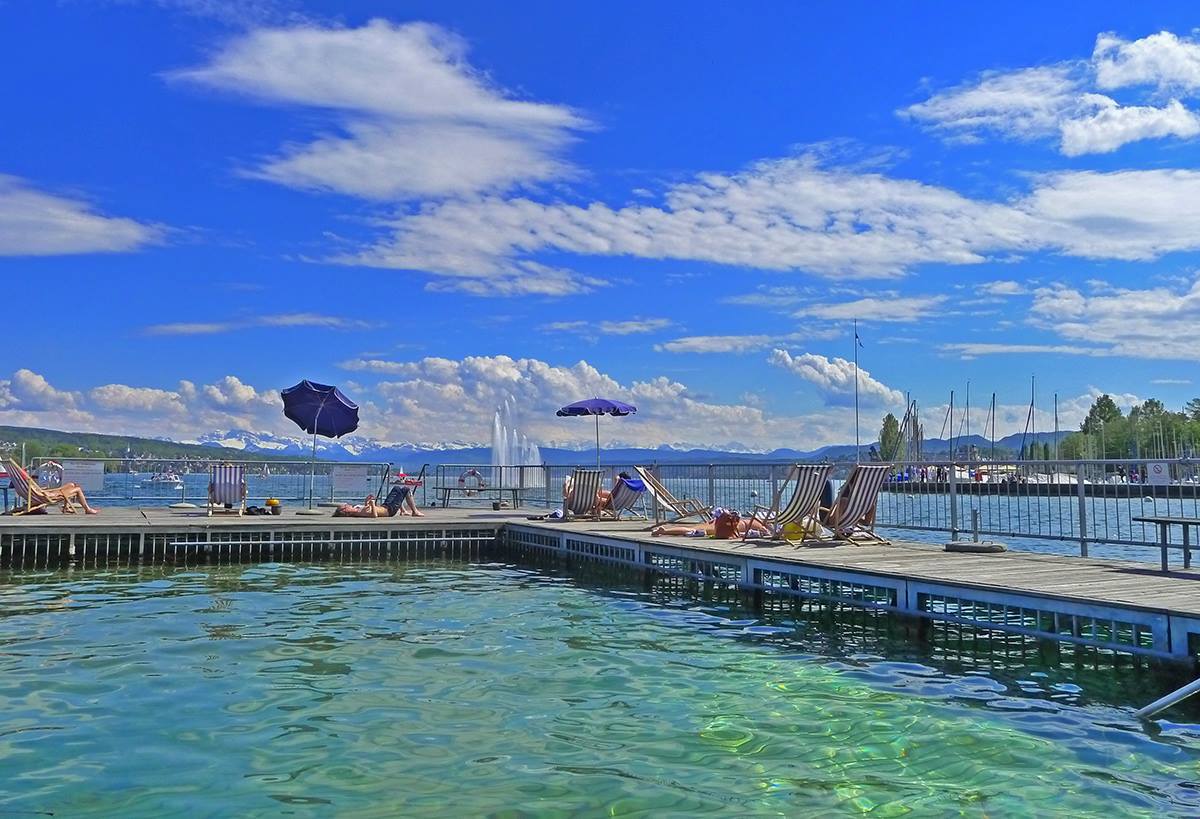 Image result for swimming in basel lake