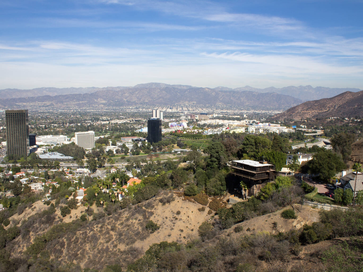Mulholland Drive Overlooks for a Joyride Above Hollywood