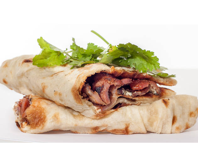 Bacon naan roll at Dishoom Bacon naan roll at Dishoom