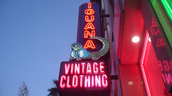 Iguana Vintage Clothing Shopping in Hollywood Los Angeles