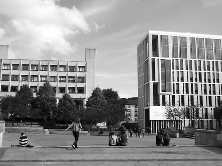 Bristo Square at Edinburgh University