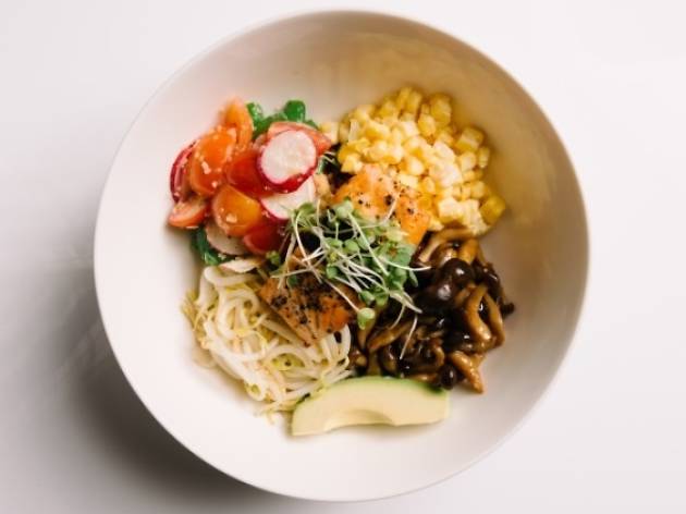 Pan-seared donburi salmon Pan-seared donburi salmon